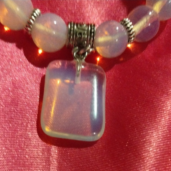 COPY - 🆕Sea Opal Bracelet with a Cham - Picture 3 of 10